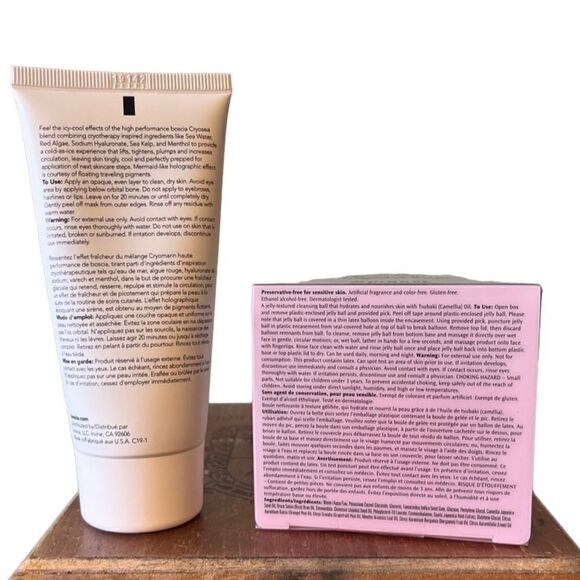 Boscia Fire & Ice Cryosea Mermaid mask and Tsubaki Jelly Ball Cleanser - Picture 2 of 5